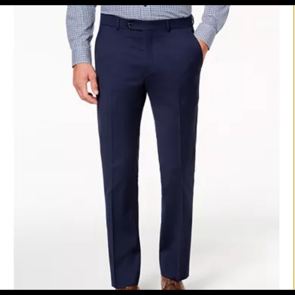 Tommy Hilfiger Navy 100% Wool Dress Pants 38 x 32
